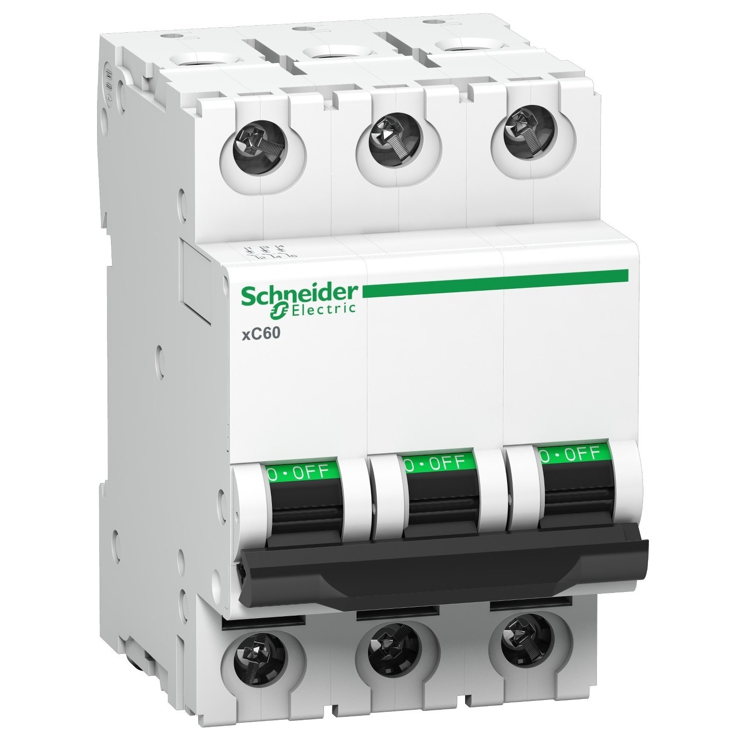 SCHNEIDER 10A 3P Miniature Circuit Breaker, Compact 3 Pole MCB Rated 10A, Reliable Circuit Protection for Small Commercial Applications